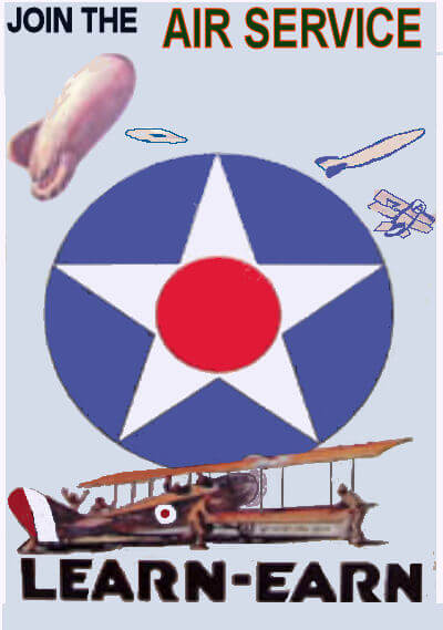 (image for) 1940's US Air Service sticker